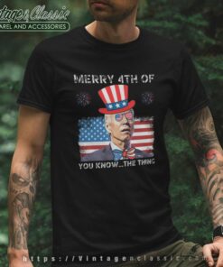 Biden Confused Merry 4th Of You Know T Shirt