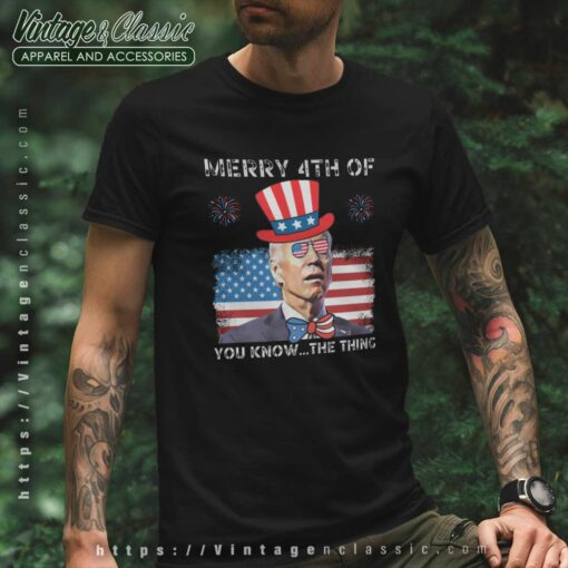Biden Confused Merry 4th Of You Know Shirt