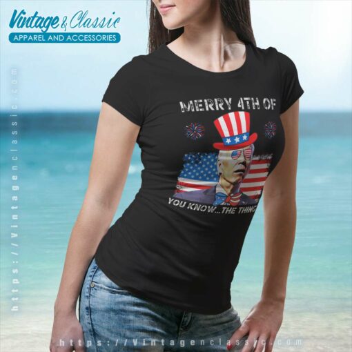 Biden Confused Merry 4th Of You Know Shirt