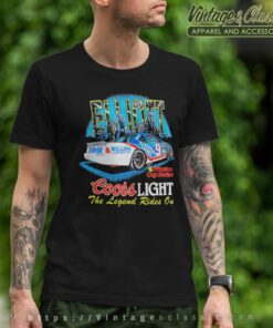 Bill Elliott Coors Light Beer Nascar Vintage T Shirt