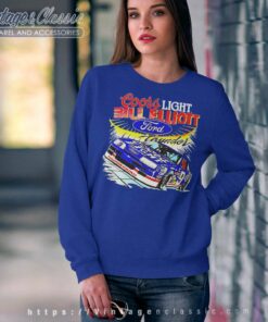 Bill Elliott Coors Light Ford Vintage Nascar Sweatshirt