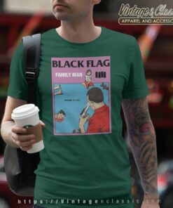 Black Flag Family Man Album T Shirt