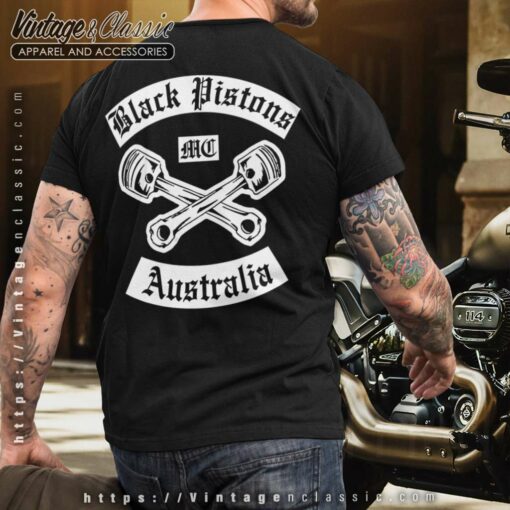 Black Pistons Mc Australia Shirt