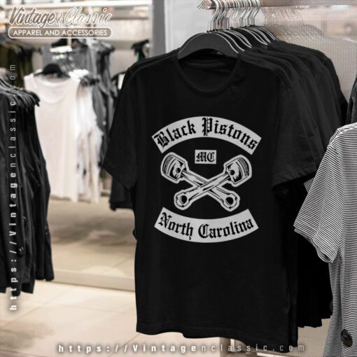 Black Pistons Mc North Carolina Shirt
