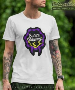 Black Sabbath Shirt Logo Brand Sticker Font T Shirt