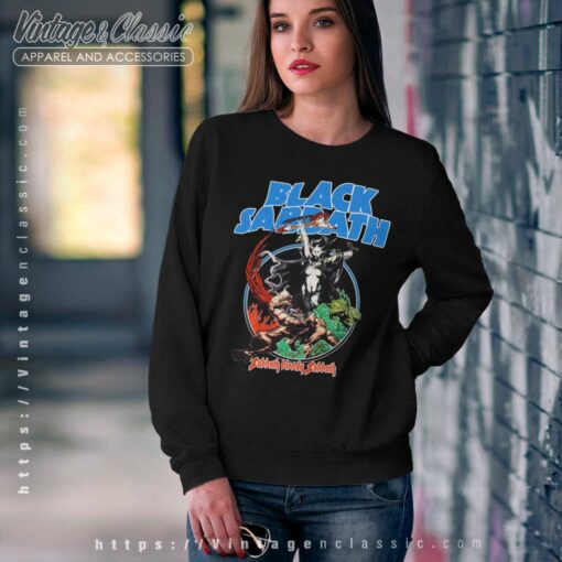 Black Sabbath Shirt Oyster Cult Black Blue Tour