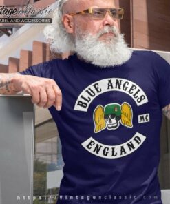 Blue Angels Mc England Biker T shirt