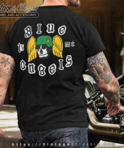 Blue Angels Motorcycle Club T shirt Backside