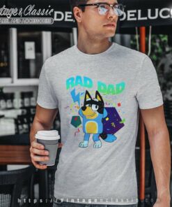 Bluey Dancing Rad Dad Gift For Fathers Day Tshirt