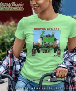 The Green Monstah - Boston Red Sox Fan Tribute Fenway Park T-shirt