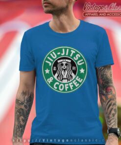 Brizilian Jiu Jitsu And Coffee T Shirt