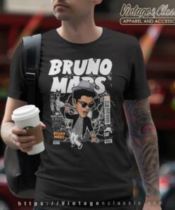 Bruno Mars Comic Tour 2023 T Shirt