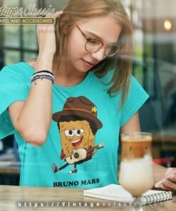 Bruno Mars Spongebob World Tour 2023 Women TShirt