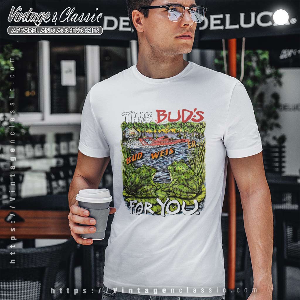 Budweiser Frogs Shirt Speedboat Racing This Buds For You - High
