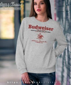 Budweiser King Of Beers Logo Sweatshirt