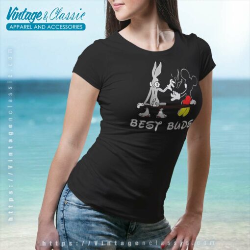 Best Buds Bugs Bunny And Mickey Mouse Shirt