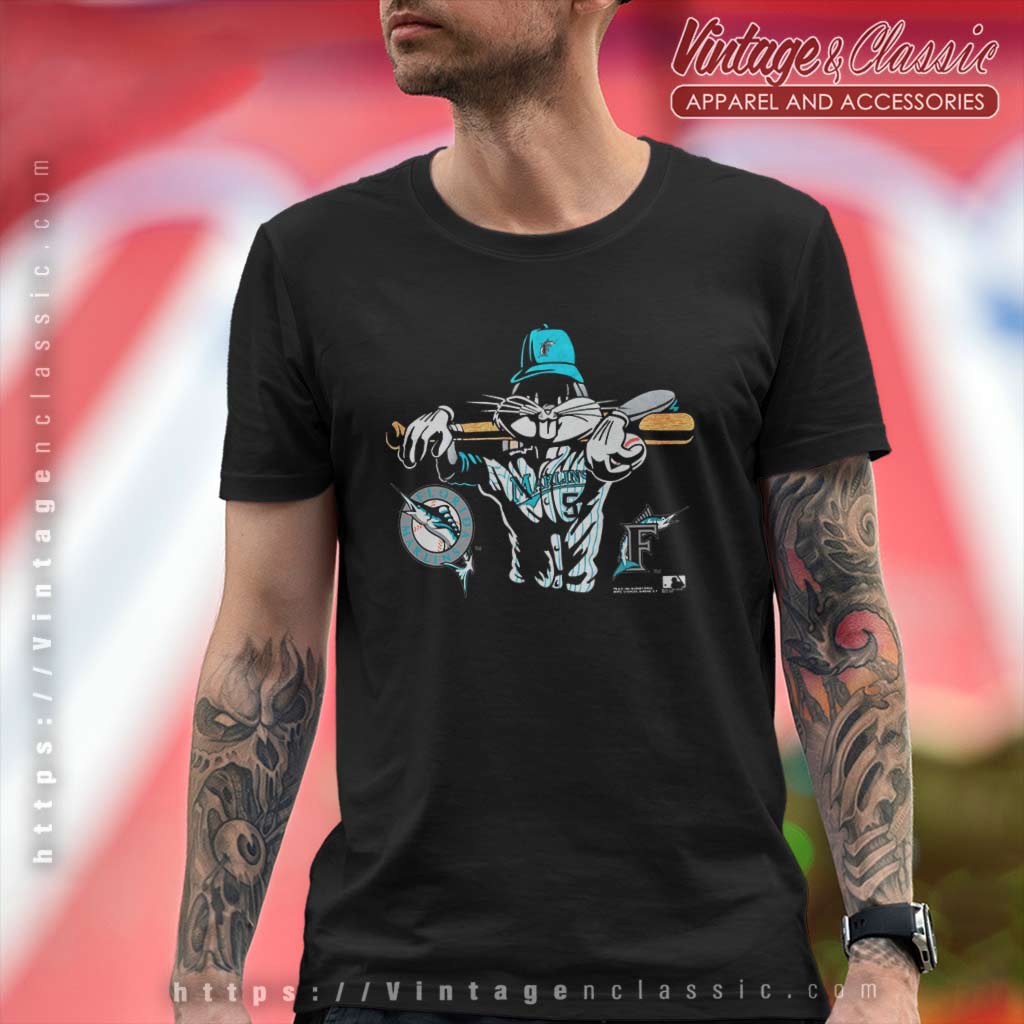 Vintage Florida Marlins Logo Design Classic T-Shir T-Shirt