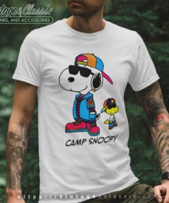 Vintage Camp Snoopy And Woodstock T Shirt