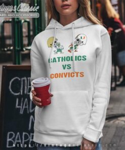 Catholics Vs Convicts 1988 Vintage Hoodie