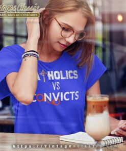 Catholics Vs Convicts Shirt Football 1988 Women TShirt
