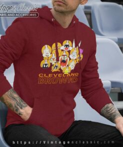 Cleveland Browns Looney Tunes Characters Hoodie