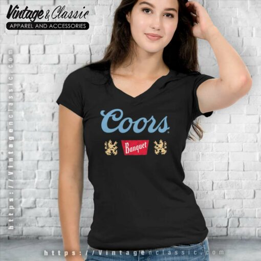Coors Banquet Beer Logo Shirt