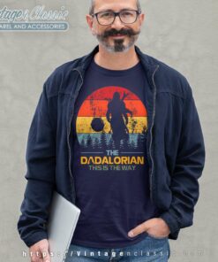 Dadalorian Gift For Fathers Day 2023 Longsleeves