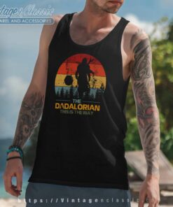 Dadalorian Gift For Fathers Day 2023 Tanktop