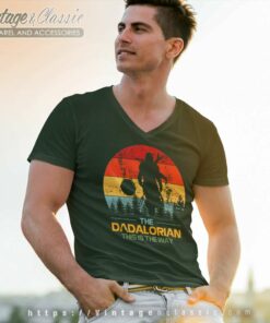 Dadalorian Gift For Fathers Day 2023 Vneck