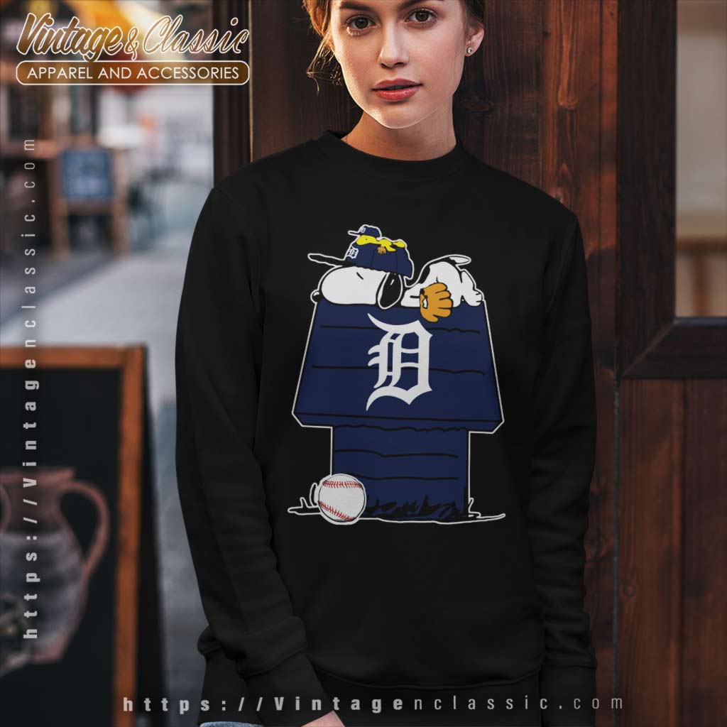 Detroit Tigers Snoopy And Woodstock Resting Together MLB Shirt -  High-Quality Printed Brand