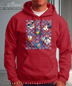 Disney 4th Of July 2023 Shirt Mickey And Friends Hoodie