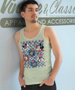 Disney 4th Of July 2023 Shirt Mickey And Friends Tank Top Racerback