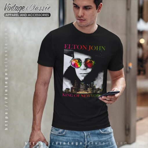 Elton John Shirt King Of New York