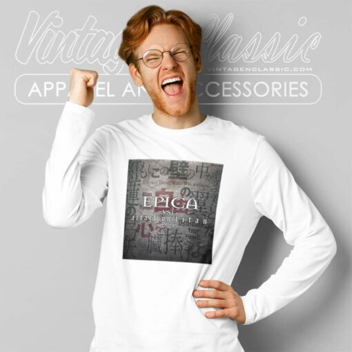 Epica Shirt Epica Vs Attack On Titan Songs Shirt