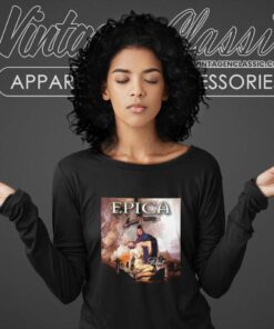 Epica Shirt Feint Album Cover Epica Shirt Feint Album Cover Long Sleeve Tee