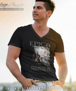 Epica Shirt Requiem For The Indifferent V Neck TShirt