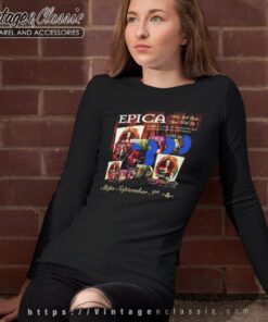 Epica Shirt We Will Take You With Us Long Sleeve Tee