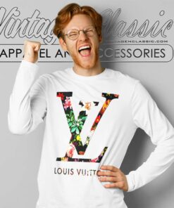 Louis Vuitton LV Red Logo Shirt - Vintagenclassic Tee