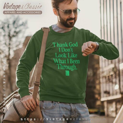 God Is Dope Thank God I Dont Look Like Shirt