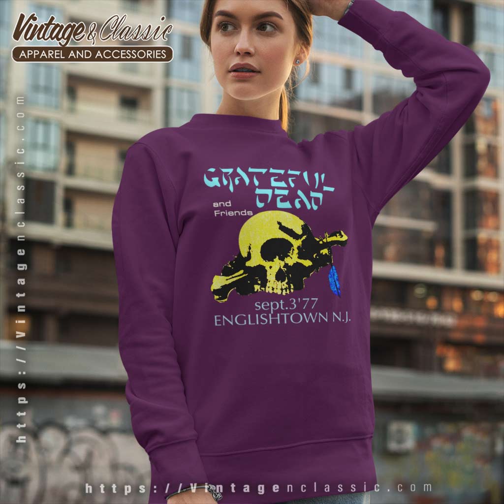 Grateful Dead Skull and Roses Long Sleeve T-Shirt, Collectible