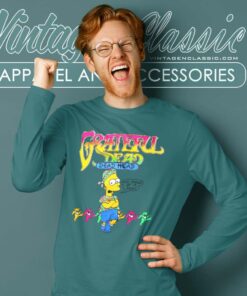 Grateful Dead X Bart Simpson Long Sleeve Tee