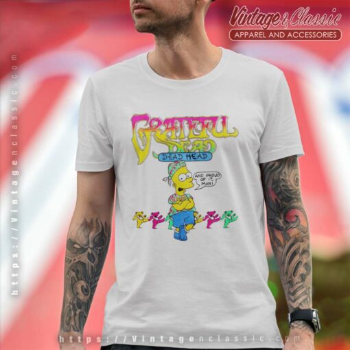 Grateful Dead X Bart Simpson Shirt