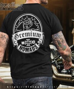 Gremium Mc Nomads T shirt Backside