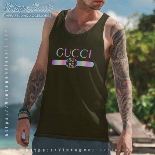 Gucci Rainbow Logo Shirt