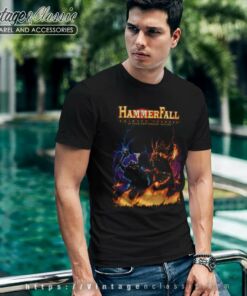 Hammerfall Shirt Crimson Thunder 20th Anniversary T Shirt