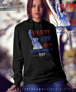 Statue of Liberty 4th July Independence Day Hoodie