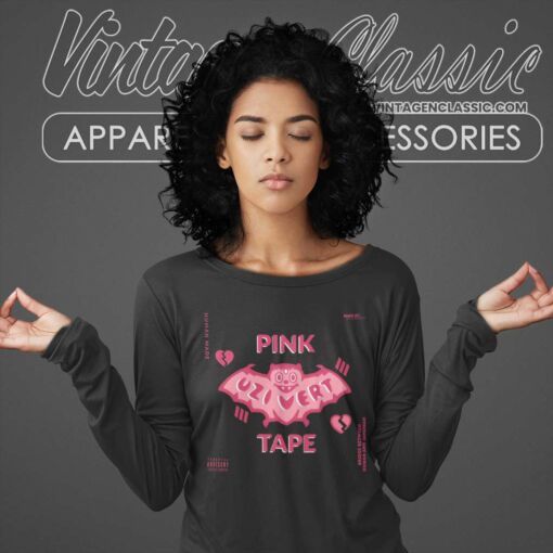 Human Made Pink Tape Lil Uzi Shirt