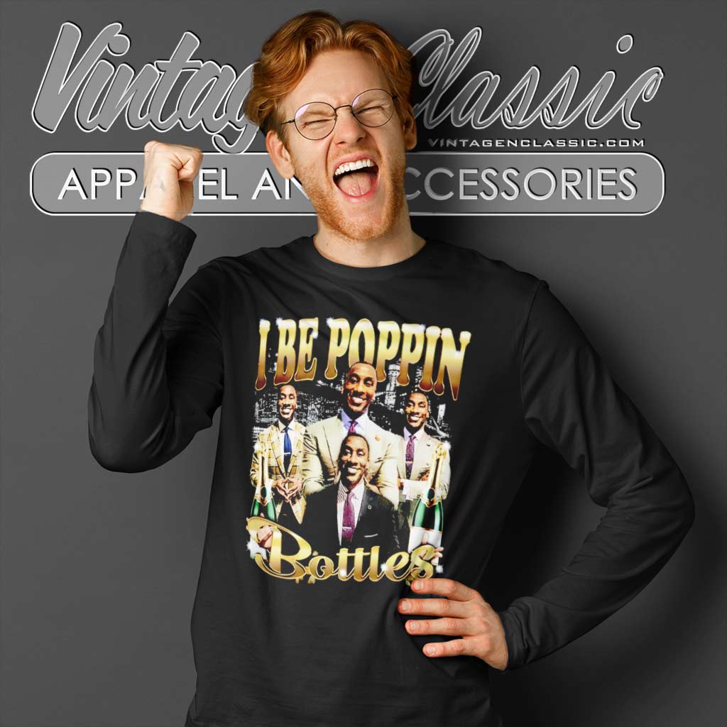 Nouvette Shannon Sharpe I Be Poppin Bottles Shirt