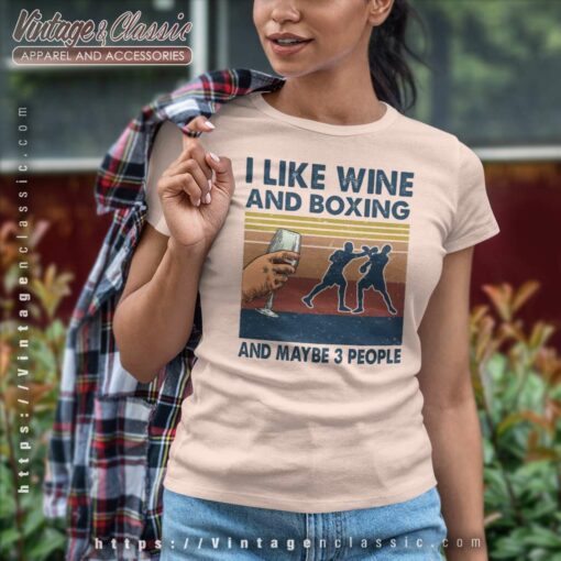 I Like Wine And Jiu Jitsu Maybe 3 People Shirt