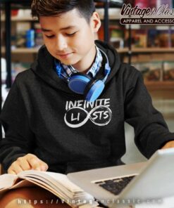 Infinite Lists Shirt Two Tone Hoodie Youth and Kid Recovered